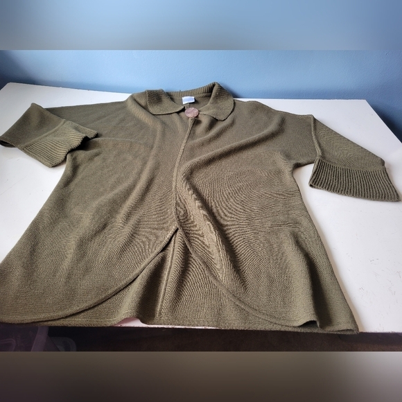 Lots Wool Blend Dolman Wide Sleeve Cardigan Size M - Picture 7 of 10